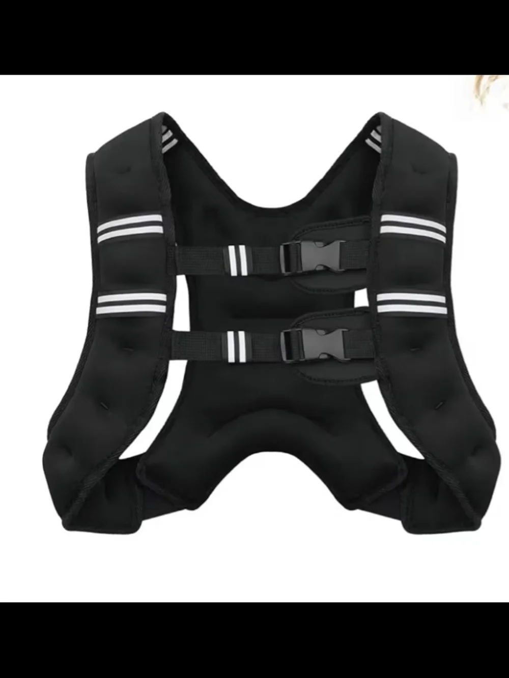 NWT Adjustable Black Weighted Vest for Men/Women - 12LB - Picture 2 of 8